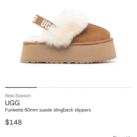 UGG Brown Suede Slingback Slippers - Picture 1 of 4